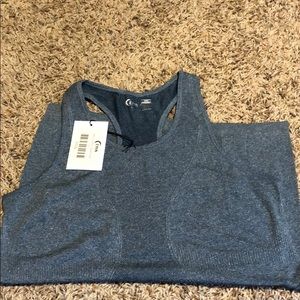 Zyia Active Navy Copper Charged tank